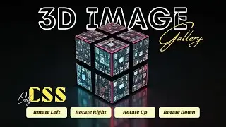 Create AMAZING 3D Cube Image Galleries with CSS and JavaScript