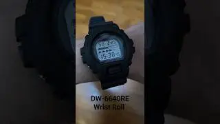 DW-6640RE Wrist Roll #gshock #40thanniversary #6600