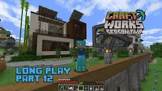 Craft Works S2 | Minecraft 1.21 Long Play 12 - Modern Art Master Piece (and witch farm)