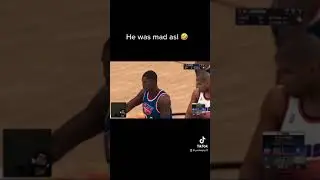 He was mad over a clear path foul 😂