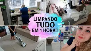 FAXINANDO A CASA INTEIRA EM 1 HORA! | SEGUNDA MOTIVACIONAL | Ft. Blog da Djenny