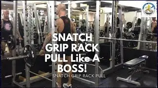SNATCH GRIP RACK PULL TUTORIAL
