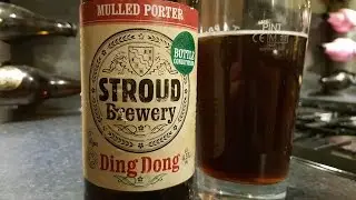 (4K) Stroud Brewery Ding Dong Mulled Porter | Craft Beer Review