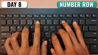 English Typing Course- DAY 8 | Free Typing Lessons | Touch Typing Course | Tech Avi