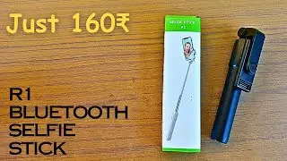 R1 Bluetooth Selfie Stick with Tripod@160 Rs🔥 Unboxing and Review