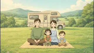 Cozy RV Family Journey | A Quiet Day on the Road | Quiet Cozy Stories