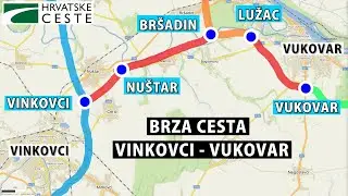 PREGLED TRASE: Brza cesta Vinkovci - Nu&scaron;tar - Vukovar