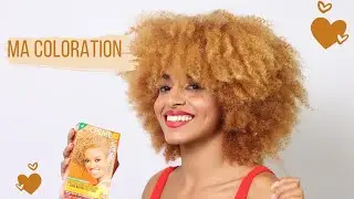 Coloration blonde sur cheveux crépus - Creme of Nature Lightest Blonde