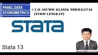 (Versi Lengkap) Regresi Data Panel + Uji Asumsi Klasik Normalitas di Stata 13