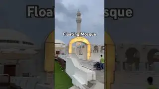 Floating mosque,Jeddah! A beautiful mosque in the Red Sea! #shorts #short #viral #mosque #shortvideo