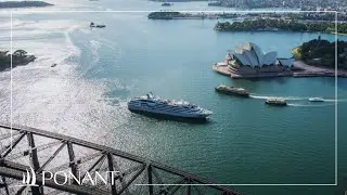 Our Australian cruises: a drone flight around Sydney Harbour | PONANT