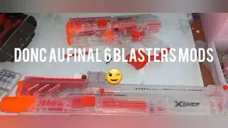 Nerf & xshot Mod et mise &agrave; jour (Meteor,Orbit,Cam ESC 12,Doominator,Rapid Red,AR-L Mod)