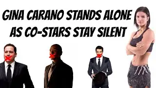 Gina Carano stands alone as Co-Stars stay silent.