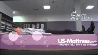 TEMPUR-Contour Elite Mattress Comfort Depth with Jed