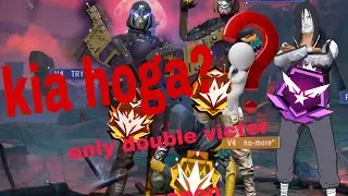 Double victor challenge free fire max # ff cs rank push # squad victor sala nese kia hoga# no more 