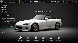 [Gran Turismo 7] Honda S2000'99 600pp rain tune
