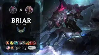 Briar Mid vs LeBlanc - NA Challenger Patch 13.19