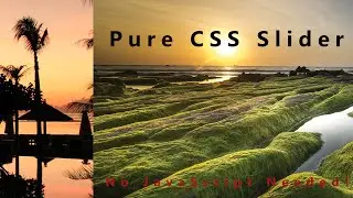 Create a Stunning Pure CSS Image Slider Animation | No JavaScript Needed!