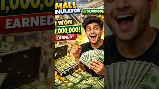 $1,000,000 Profit in Mall Simulator (Didn&rsquo;t Expect This!)  🤯💰#MallSimulator #GamingShorts