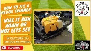 Hedge trimmer will it run let's see