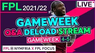 FPL GAMEWEEK 4-5 STREAM | LIVE REACTION Q&A | Feat. FPL FOCUS | Fantasy Premier League Tips 2021/22