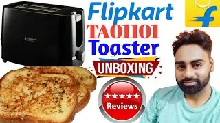 Toaster Flipkart700 w pop up bread toaster review & unboxing #toaster #flipkart #breadtoastrecipe