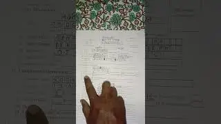 how to fill up DCF form dcf form kivabe Puran korbo