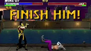 Ultimate Mortal Kombat 3 Scorpion Very Hard Playthrough