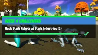 Hack Stark Robots at Stark Industries (5) - Fortnite Week 4 Challenges