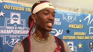 Johnny Brackins of USC 2nd Place Men's 400 Hurdles Heat 1 at NCAA Division 1 Outdoor Championships