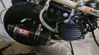 honda ruckus carbon Yoshimura first start