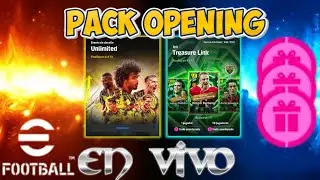 HOY EN VIVO  PACK OPENING EN LA TREASURE LINK   #efootball2025