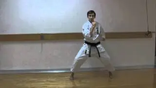 Shotokan Karate Tekki Shodan Kata demonstration on PaulGaleNetwork.com