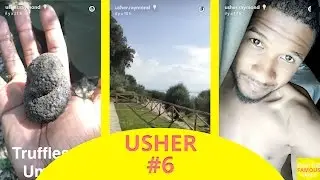 Usher in Italy (Umbria) - snapchat - july 5 2016