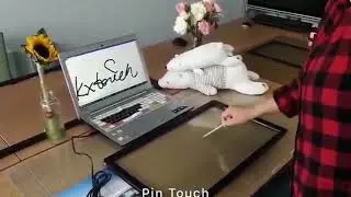 Infrared touch frame pen test