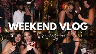 WEEKEND VLOG | spend the weekend with me, gym, end of year client meal, lots of tequila and food