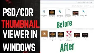 Corel Thumbnails Not Showing In Windows 10
