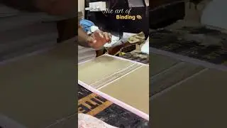 the art of Thesis Binding🎨 #screenprinting #customized #bindings #smallbusiness #artshorts #shorts