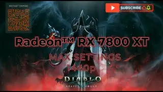 Diablo 3 Max Settings ⚔️ | 1440p 120+ FPS | RX 7800 XT + Ryzen 7 5700X Performance Test!