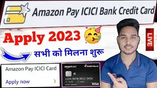Amazon icici credit card apply | Amazon pay icici credit card without income proof | Tech HackerJi