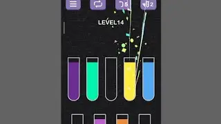 Water Sort Puzzle: Level 13 and 14 #puzzlegame #solution #gameplay #walkthrough