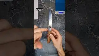 артикул на WB 165614153. Туристический складной нож Олень с лезвием из стали 65х13 и деревянной ручк