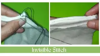 INVISIBLE STITCH | PART 2 | #handsewing #invisiblestitch #basicstitch #randomrolls