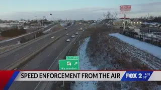 Highway patrol aircraft used in I-70 traffic enforcement
