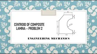 Locate the centroid of the composite area shown in the figure. All the dimensions represented in....