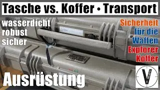 Waffentasche vs. Waffenkoffer • Was ist besser? • Sicherheit für die Waffen auf der Reise