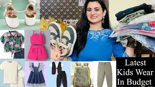 Myntra & FirstCry kids wear haul | School bag , sports shoes co-ord set for kids ​⁠| Shikha Tyagi