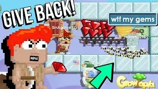I took his GEMS on BFG and this what happened !! 😂😂 || Growtopia