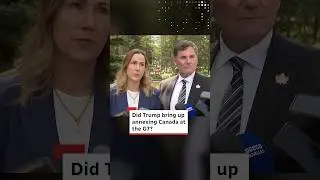 Did Trump bring up annexing Canada at the G7?