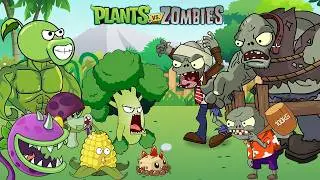 Pvz2 Fusion (plants vs zombies animation) 2025 - PEASHOOTER HEROES vs ALL ZOMBIES - Who will win???